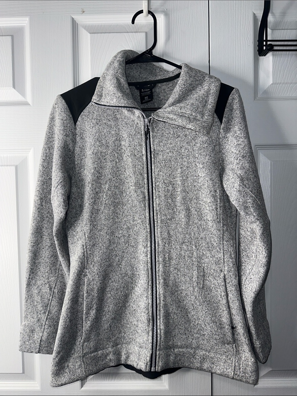 Helly Hansen Gray and Black Full-Zip Utility Jacket